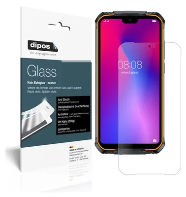 Obrázek produktu pro 2x ochranná fólie pro Doogee S68 Pro matná - Anti-Shock 9H fólie dipos Glass plastové sklo