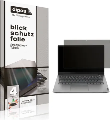 Produktbild von Blickschutzfolie für Lenovo ThinkBook 14 Gen 4 Plus matt Schutzfolie Folie Display Schutz dipos
