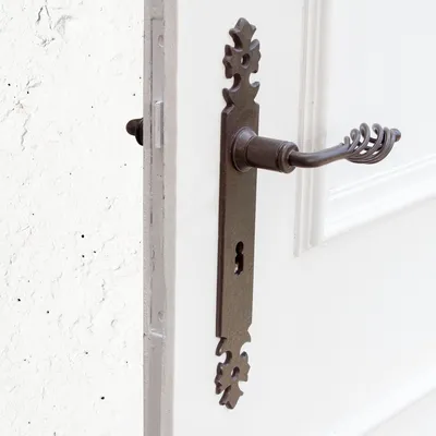 Produktbild von Drückergarnitur für Zimmertüren,  Edles Design | BB72 | Eisen braun