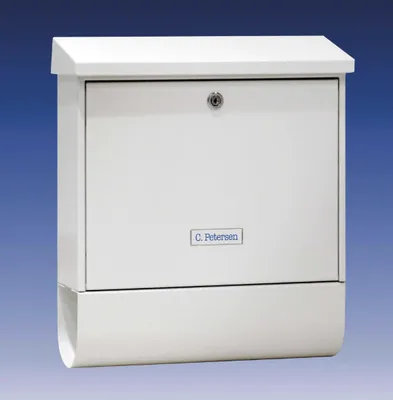 Produktbild von Burg Wächter Briefkasten-Set Nordland weiss 20867 W