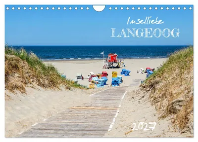 Produktbild von Inselliebe Langeoog (Wandkalender 2027 DIN A4 quer), CALVENDO Monatskalender