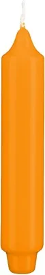Produktbild von Lackkerzen Stabkerzen mit Zapfenfuß Mandarin 170 x Ø 30 mm, 12 Stück