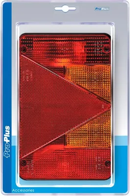 Image de Feu arrière 6 fonctions 218x140mm gauche sous blister