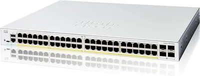 Obrázek produktu pro Cisco Catalyst 1300, Řízený, L2/L3, Gigabit Ethernet (10/100/1000), Podpora napájení po Ethernetu (PoE), Instalace do racku