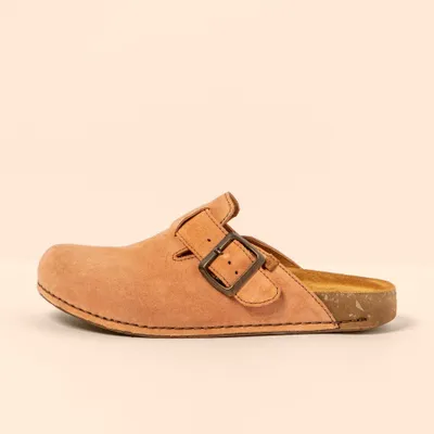 Produktbild von El Naturalista Clogs Damen/Herren N5796 SILK SUEDE PEACH / BALANCE Farbe Gelb