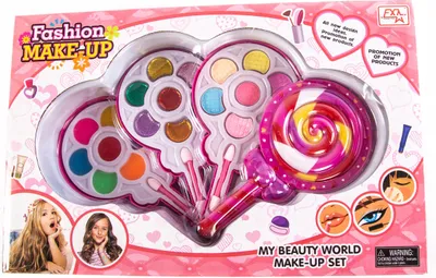 Produktbild von Kinder Schminkset im Koffer Make-up Palette Spielzeug Mädchen Kosmetikstudio 34cm