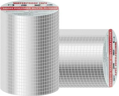 Immagine prodotto di Nastro impermeabilizzante 5 m x 15 cm - Nastro autoadesivo in gomma butilica per crepe su tetti e superfici