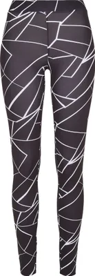 Obrázek produktu pro Dámské leginy Urban Classics Ladies AOP Leggings geometric black - 3XL