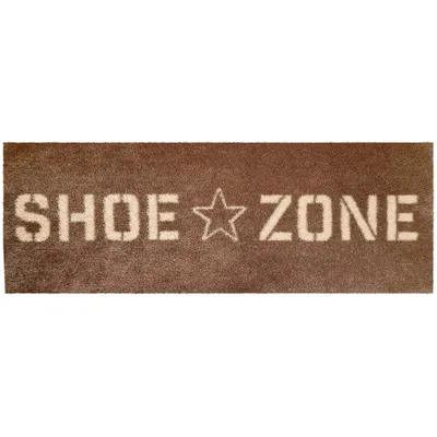 Produktbild von AKZENTE Feel Fußmatte SHOE ZONE STAR taupe 35 x 100 cm