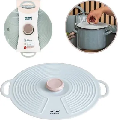 Immagine prodotto di Coperchio universale in silicone color menta 28 cm