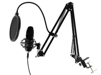 Obrázok produktu pre Mikrofón stolový štúdiový set SAL M100USB
