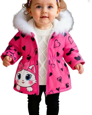 Productafbeelding van Currero Winterjas Meisjes Rode Roos 12-18M
