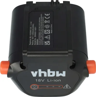 Produktbild von vhbw Akku kompatibel mit Gardena ComfortCut Li-18/23 R (9825-20) Rasenmäher Grasschere, Strauchschere Heckenschere Gartengeräte (2500mAh 18V Li-Ion)