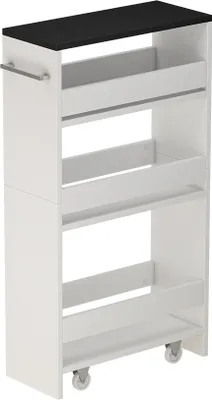 Produktbild von Rollcontainer Vicco Rivo Weiß/Anthrazit 20 x 84.4 cm, Model 51717
