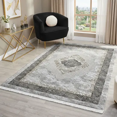 Produktbild von Teppich Klassisch Modern mit Ornament-Muster Orient Läufer Für Fußbodenheizung geeignet