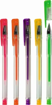 Produktbild von 5 Gelschreiber / 5 verschiedene Neon-Farben