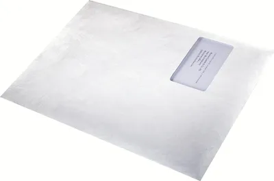 Produktbild von Tyvek Versandtasche Format des Umschlages: DIN C4 Fenster vorhanden: Ja