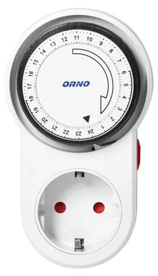 Immagine prodotto di Presa programmabile meccanica ORNO OR-PRE-443GS, Schuko, 3680W