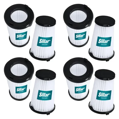 Produktbild von Sillar 8er-Pack Filter Ersatz für AEG CX7 CX7-2 Ergorapido Staubsauger CX7 Filter für alle Modelle, wie AEF150