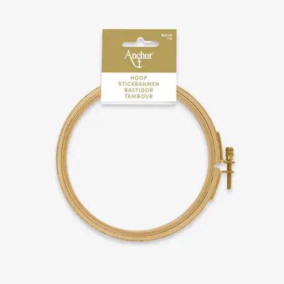 Produktbild von Anchor Holz-Stickrahmen, 12,5 cm rund