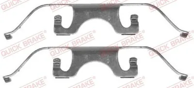 Produktbild von QUICK BRAKE 109-1224 Zubehörsatz Scheibenbremsbelag Vorne für BMW 5 Limousine (E39)