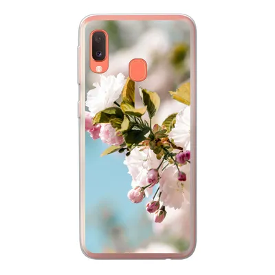 Produktbild von MuchoWow® Handyhülle Schutzhülle Hülle für Samsung Galaxy A20e Blumen - Blüte - Frühling Silikon Softcase Handy Hülle - Abdeckung