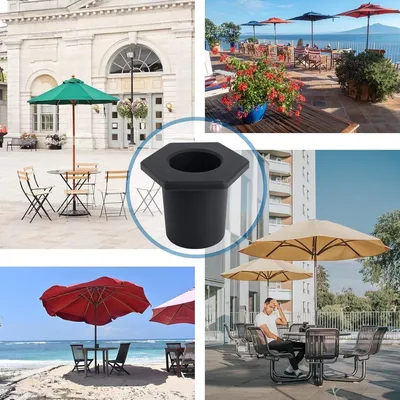 Schirmringe für Gartentische - 2 Stück - Schirmring für Gartentisch - Dübel - Silikon Schirmring - Schirmring für