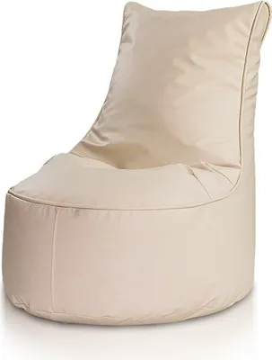 Obrázok produktu pre Sedací vak Beanbag S Kreslo z ekokože - Mäkké a pohodlné - Moderné - Farba: E2 Beige
