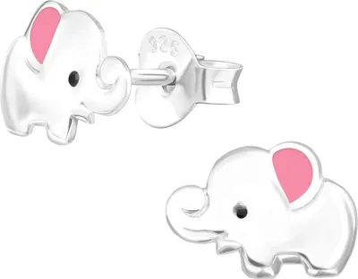 Produktbild von Elefant Kinder Ohrringe Ohrstecker 925 Sterling Silber