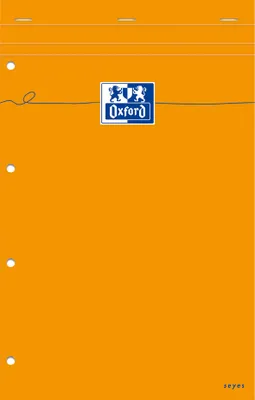 Obrázek produktu pro Oxford Notizblock, 210 x 315, sešity, 80 Blatt, oranžový
