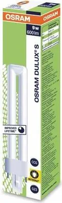 Immagine prodotto di OSRAM lampada fluorescente compatta DULUX S, 9 Watt, G23