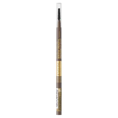 Image de Eveline Cosmetics Micro Precise Brow Pencil – crayon sourcils, longue tenue, waterproof, Teinte 02 soft brown