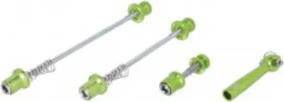 Produktbild von XLC QR-L08 Schnellspannset, diebstahlgesichert, limegreen (1 Set)
