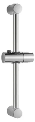 Obrázok produktu pre Sprchová tyč 53 cm, montáž na stenu, nastaviteľná (22-50 cm), s držiakom na ručnú sprchu, chrómová