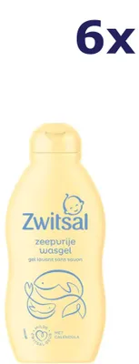Produktbild von 6x Zwitsal Wasgel - Zeepvrij 200 ml