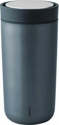 Immagine prodotto di Stelton To Go Click, tazza termica da 0,4 litri, colore blu scuro metallizzato