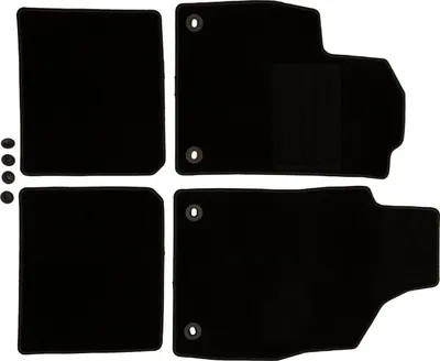 Produktbild von Fußmatten 4-Teilig schwarz für Fiat Panda ab Bj. 2003-2012 71805944
