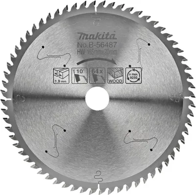 Produktbild von Makita MAKBLADE+ Sägeb. 165x20x64Z B-56518