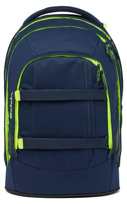 Produktbild von satch Schulrucksack Pack Toxic Yellow dunkelblau