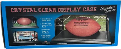 Produktbild von Markwort American Football Ball | Crystal Clear Display Case with Plastic Cube 15.5*x7*x6* American Football Artikel