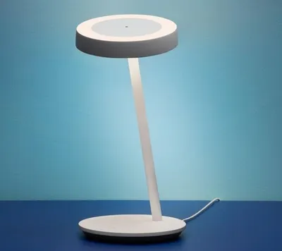 Produktbild von WiZ Schreibtischlampe Portrait, Intelligente Tischleuchte, Wi-Fi/Bluetooth, Weiß, Wi-Fi 4 (802.11n), 802.11b, 802.11g, LED, Kunststoff