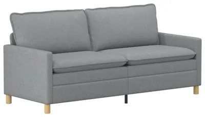 Obrázok produktu pre vidaXL Pohovka Svetlosivá 196 x 81 x 87,5 cm Látková