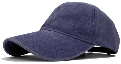 Immagine prodotto di Cappello da baseball unisex, in cotone blu scuro, prelavato e regolabile