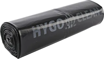 Produktbild von HYGOCLEAN Müllsäcke schwarz 120 Liter aus LDPE 45 my 25 Stück