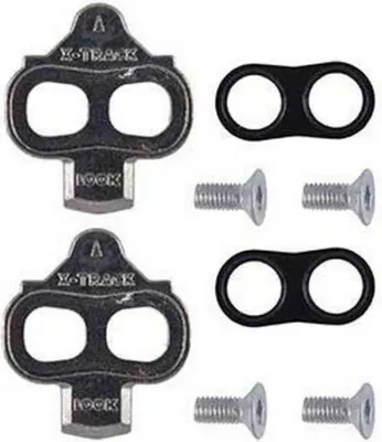 Produktbild von Look X-Track Pedalplatten grau, SPD kompatibel, 6° Bewegungsfreiheit, inkl. S...