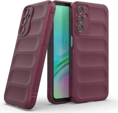 Produktbild von Handy Hülle für Samsung Galaxy A15 / A15 5G Grip Case Cover Schutzhülle Softgrip Farbe: Burgunder Rot