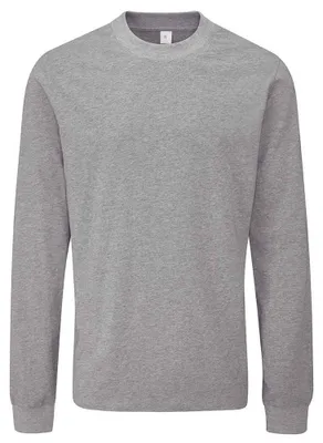 Produktbild von Mantis - "Essential" T-Shirt für Herren/Damen Uni Langärmlig LT5103 (S) (Grau meliert meliert)