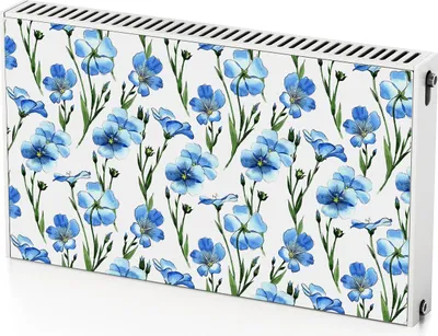 Produktbild von Blumenstrauß – Magnetische Heizkörperabdeckung – 100x60 cm – Magnet Heizkörperabdeckung – 3D Würfel – Heizkörperverkleidung – Magnetische Wandverkleidung – Wetterfest