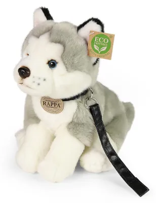 Obrázek produktu pro Plyšový husky s vodítkem, 28 cm, ekologický