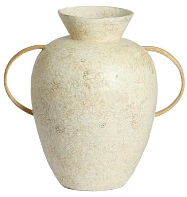 Immagine prodotto di Vaso bianco in bambù naturale Light & Living Leri